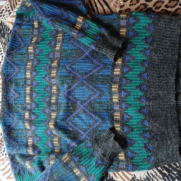 Vintage Cube Sweater Sz Lg - Picture 5 of 6